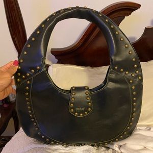Matt & Nat handbag with nail head hardware trim